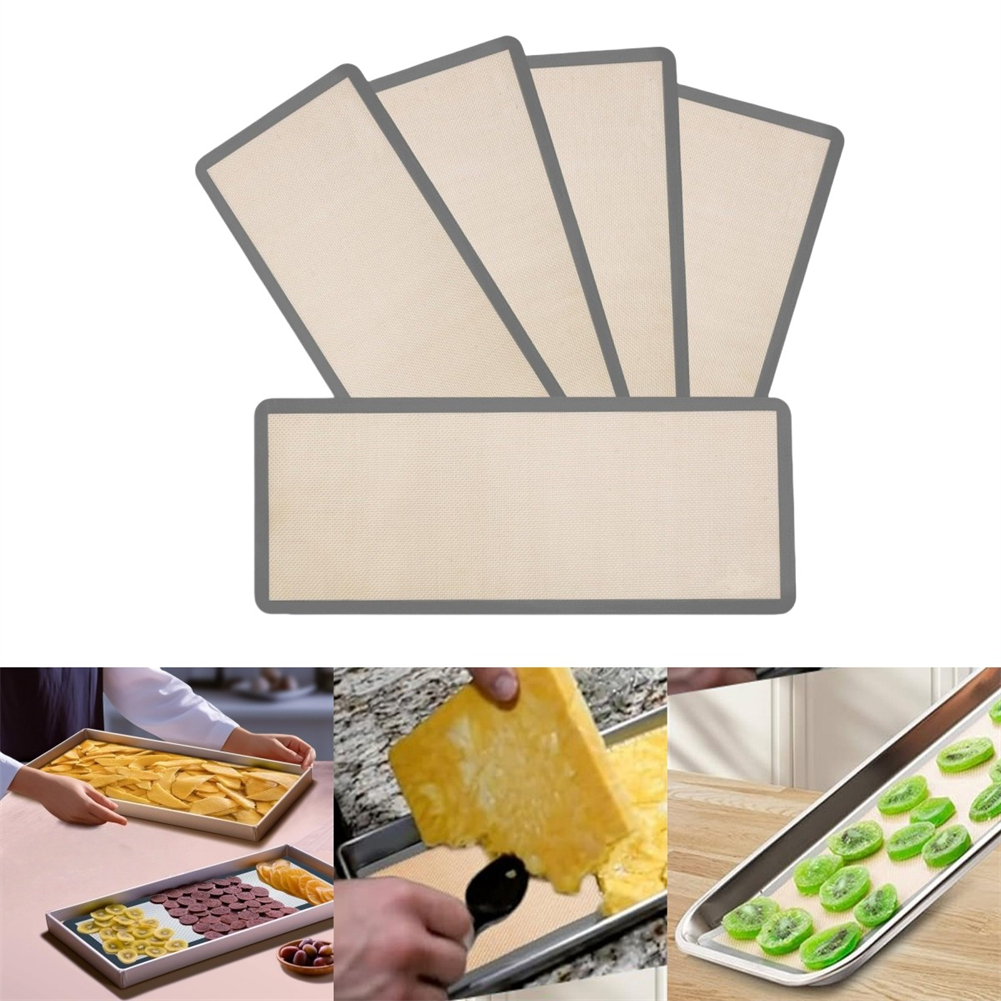 Kitchen Baking Gadgets - 5Pcs Silicone Baking Mats M L