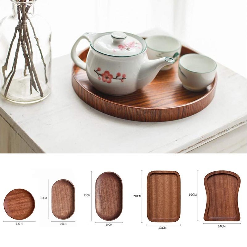 Kitchen Baking Trays - Walnut Wooden Tray Ins Wind Small