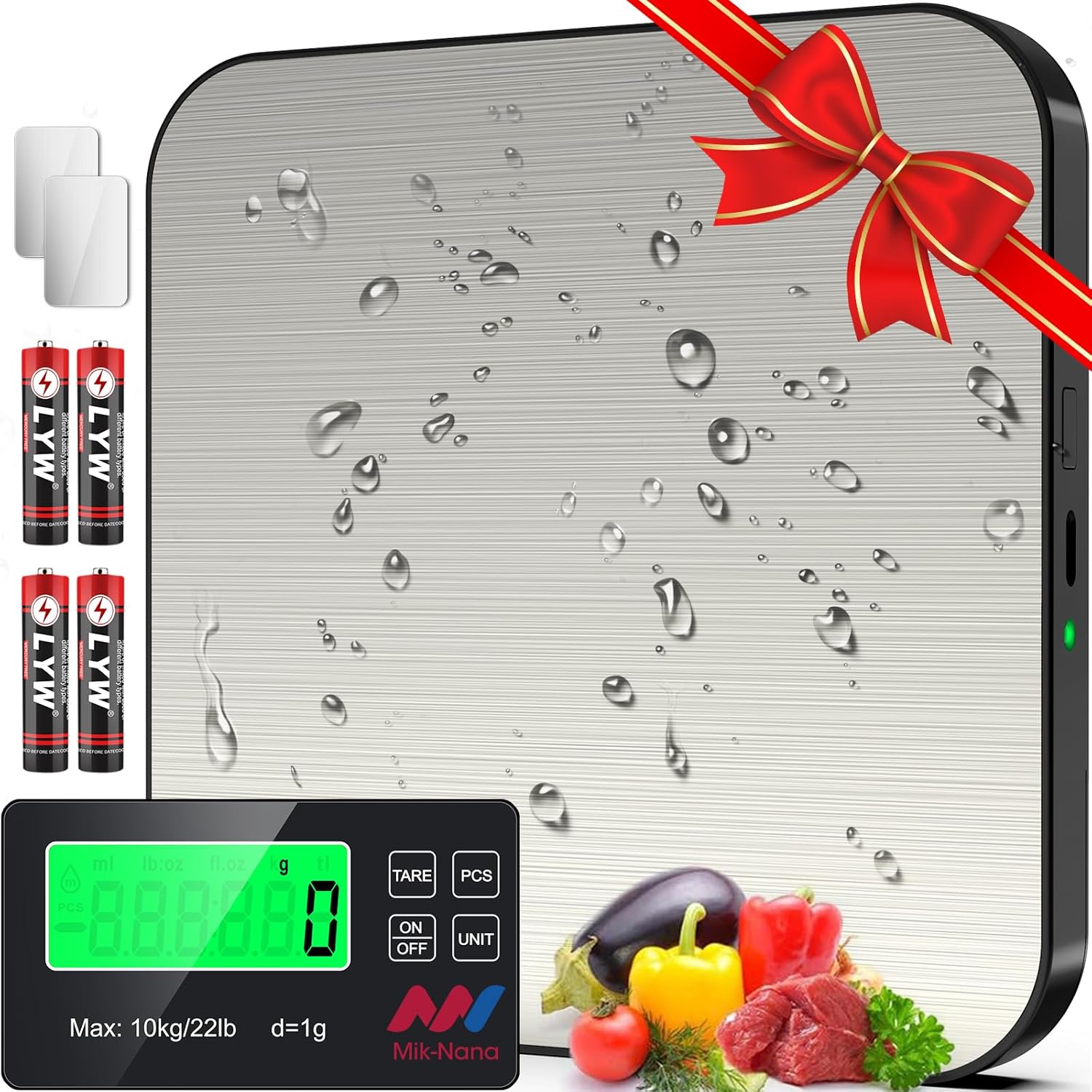 Kitchen For Baking - 22lb Digital Kitchen Scale with 7