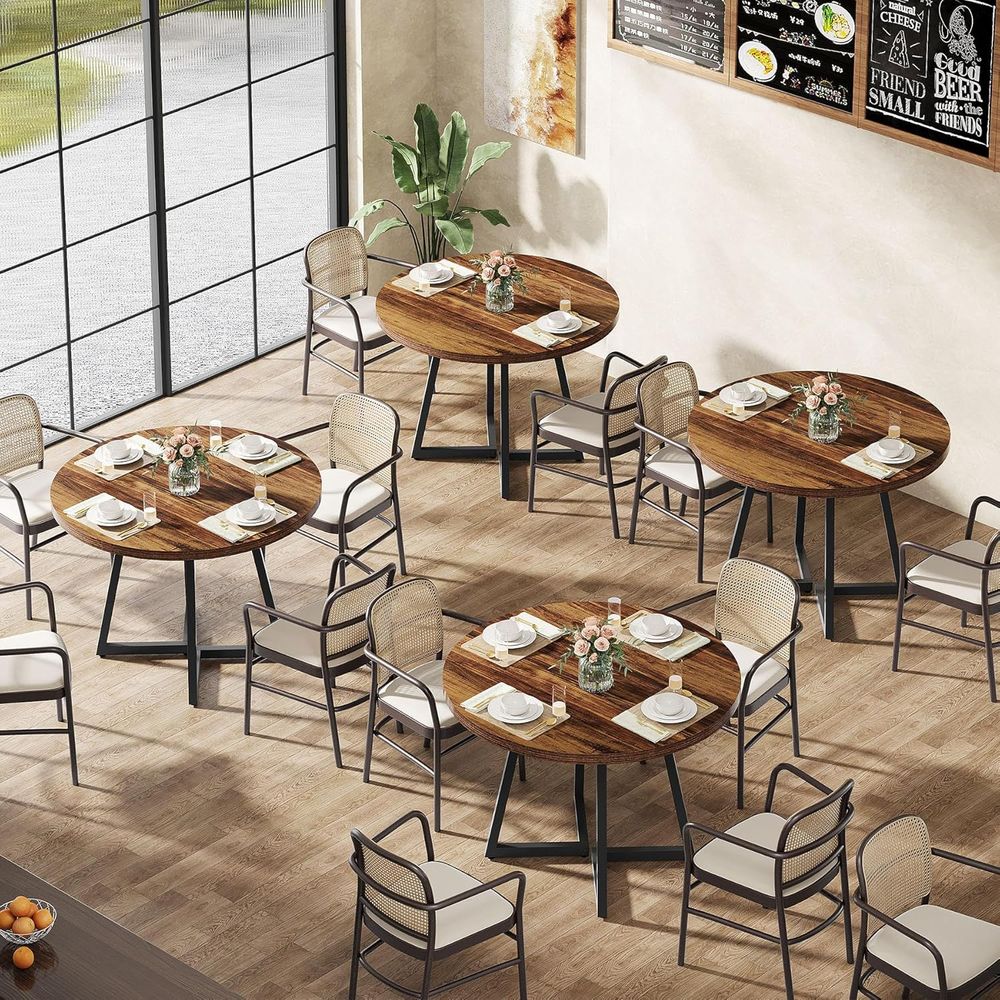 Kitchen Set Bakery - Heavy-Duty 4-Seat Dining Table Set, 31.5