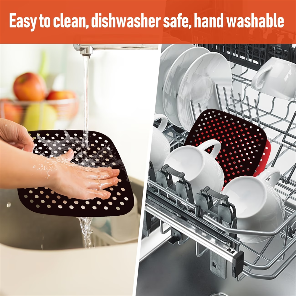Reusable Air Fryer Pad, Silico - đánh giá và giá Kitchen Baking Gadgets