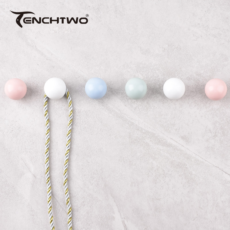 Round Ceramic Hook Clothes Han - đánh giá và giá Kitchen Uncle