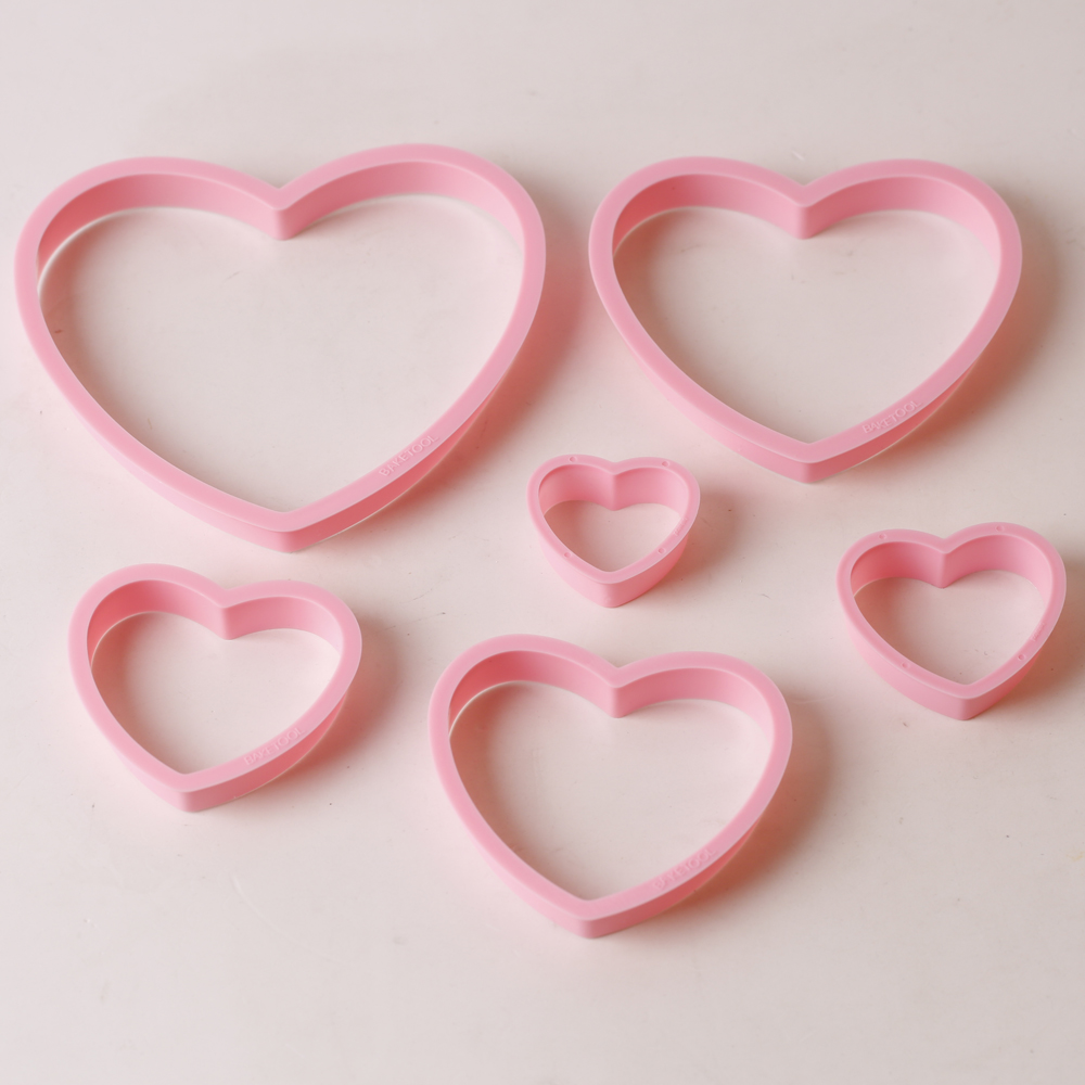 1set/3sets Pink Heart Star Flo - đánh giá và giá Cookie Cutter Set