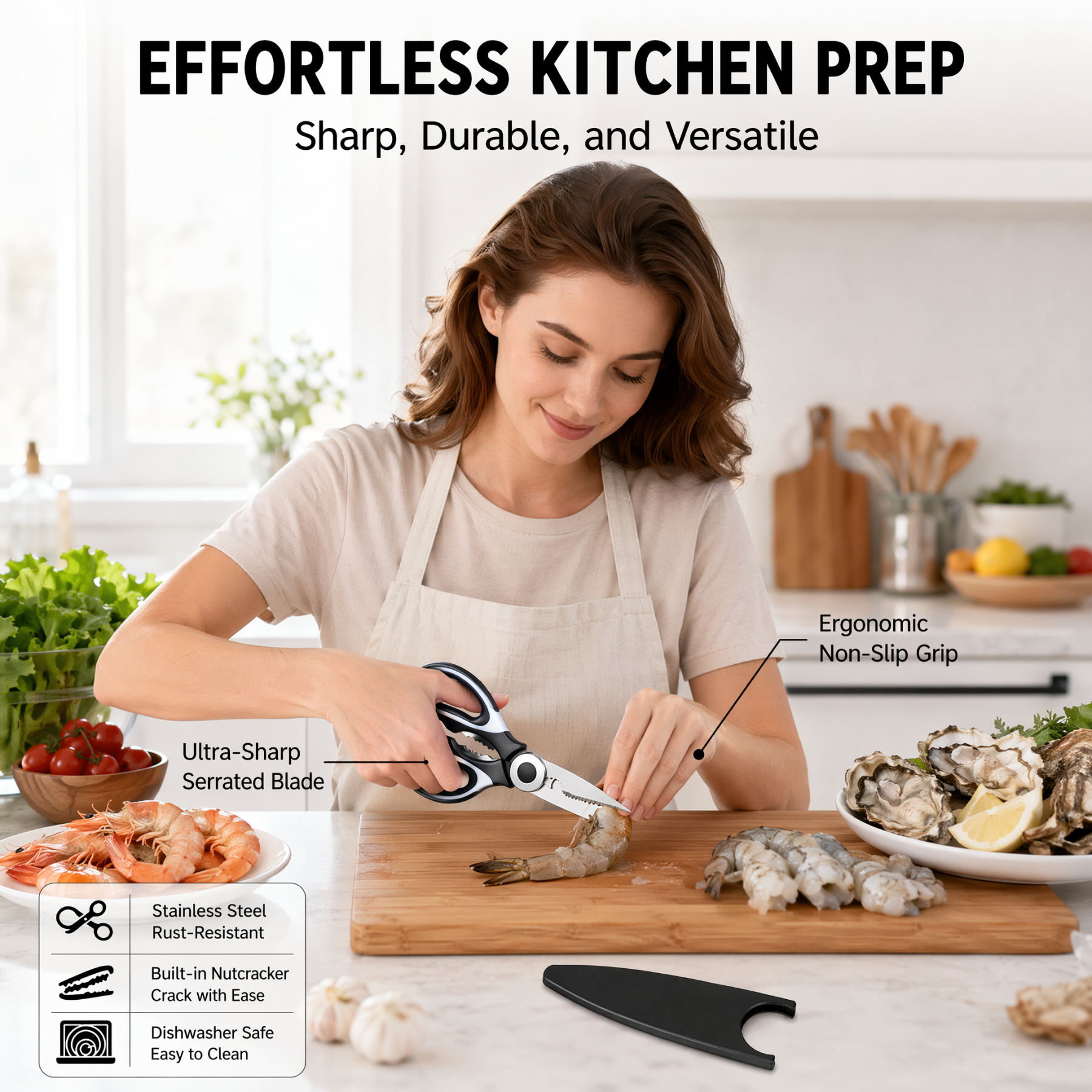 Household Multifunctional Kitc - đánh giá và giá Kitchen Shears In Baking