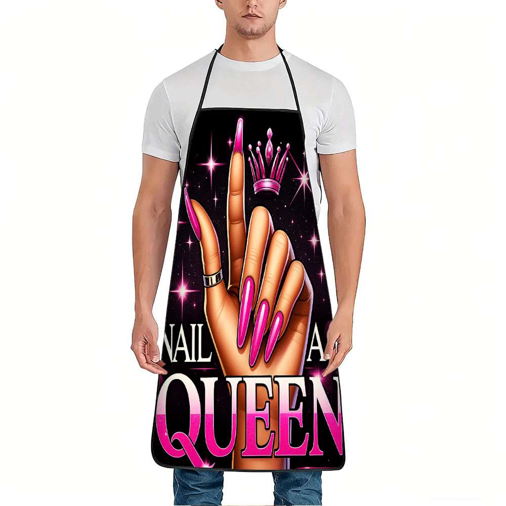 1 Trendy Nail Art-Themed Apron - đánh giá và giá Baking Kitchen Design Ideas