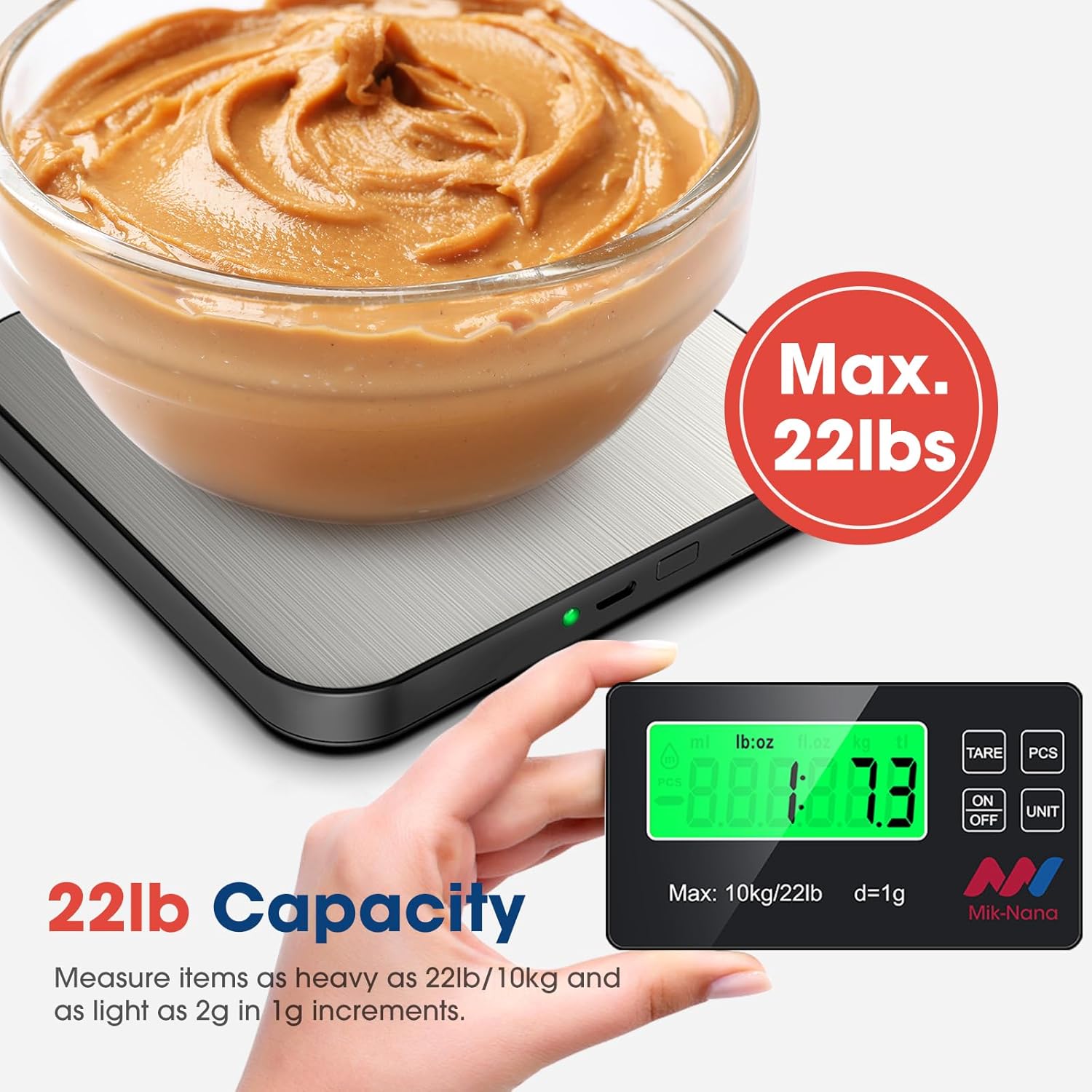 22lb Digital Kitchen Scale wit - đánh giá và giá Kitchen For Baking