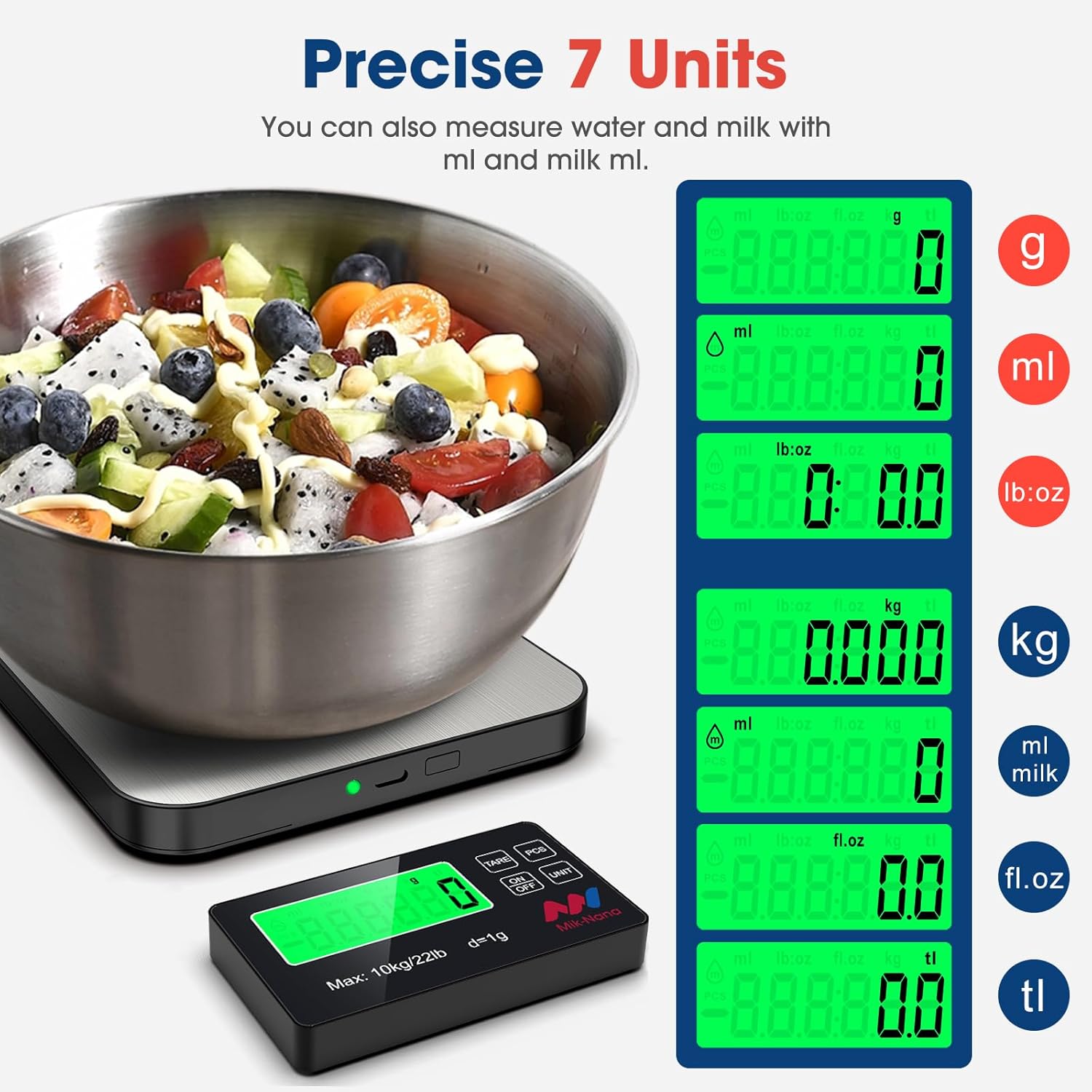 22lb Digital Kitchen Scale wit - đánh giá và giá Kitchen For Baking