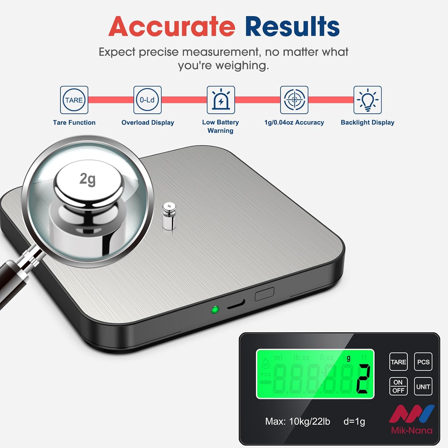 22lb Digital Kitchen Scale wit - đánh giá và giá Kitchen For Baking