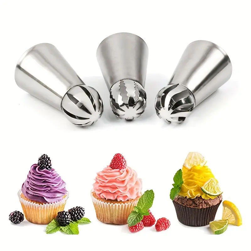 3pcs Stainless Steel Piping Ti - đánh giá và giá Kitchen Set Bakery
