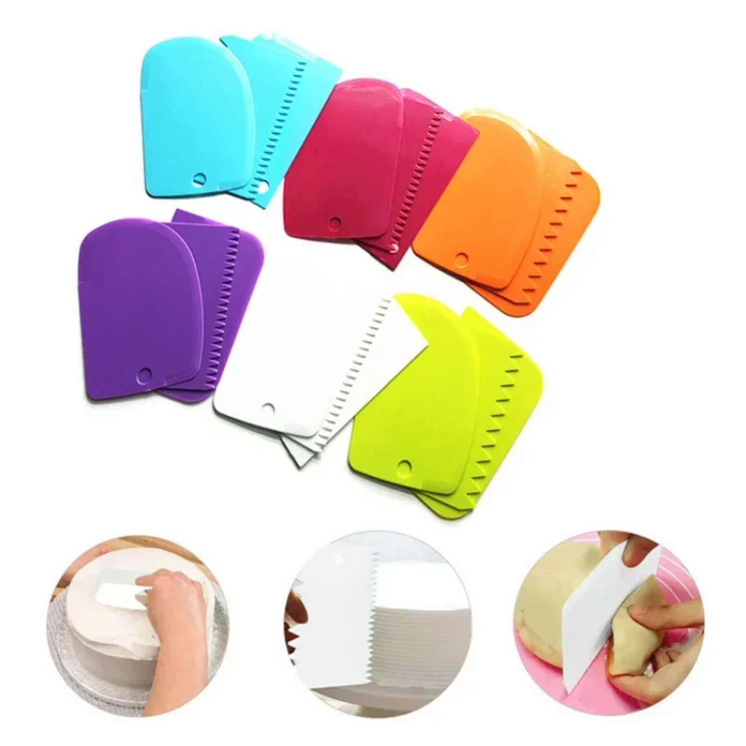 1/3 Pcs Useful Curved Cream Sp - đánh giá và giá Dough Scraper Curved