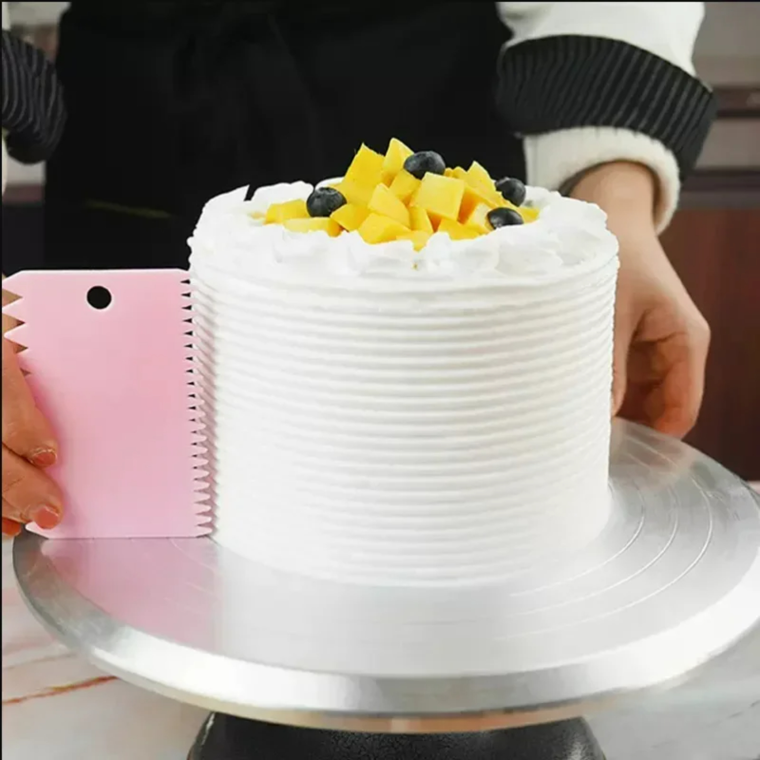 1/3 Pcs Useful Curved Cream Sp - đánh giá và giá Dough Scraper Curved