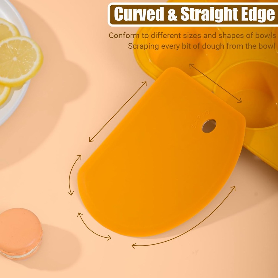 Silicone Dough Scraper with St - đánh giá và giá Dough Scraper Curved