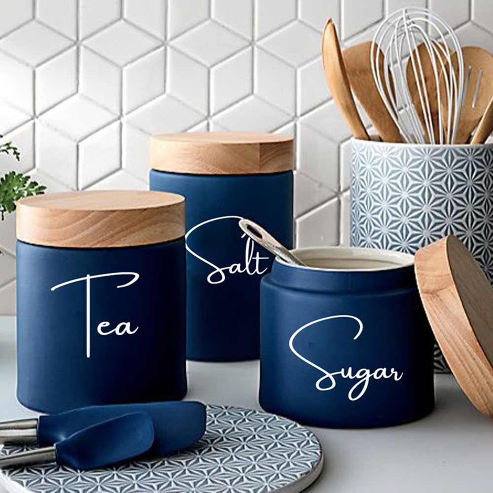 Decal Only 8Pcs Kitchen Organi - đánh giá và giá Kitchen Baking Organization