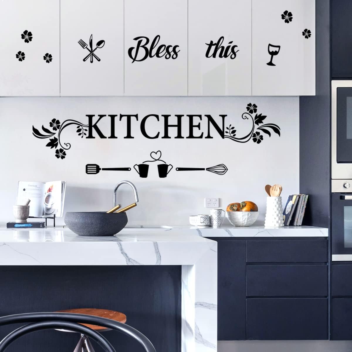 Bless This Kitchen Wall Decal  - đánh giá và giá Kitchen Baking Wall Art