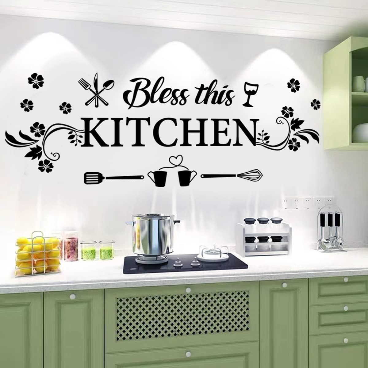 Bless This Kitchen Wall Decal  - đánh giá và giá Kitchen Baking Wall Art
