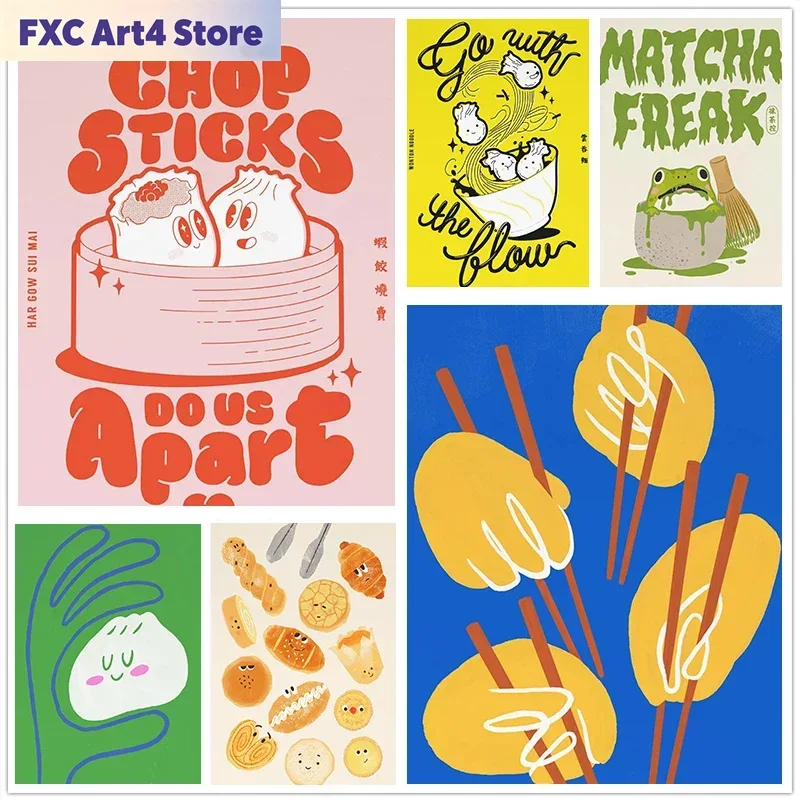Frameless Modern and Cute Simp - đánh giá và giá Kitchen Baking Wall Art
