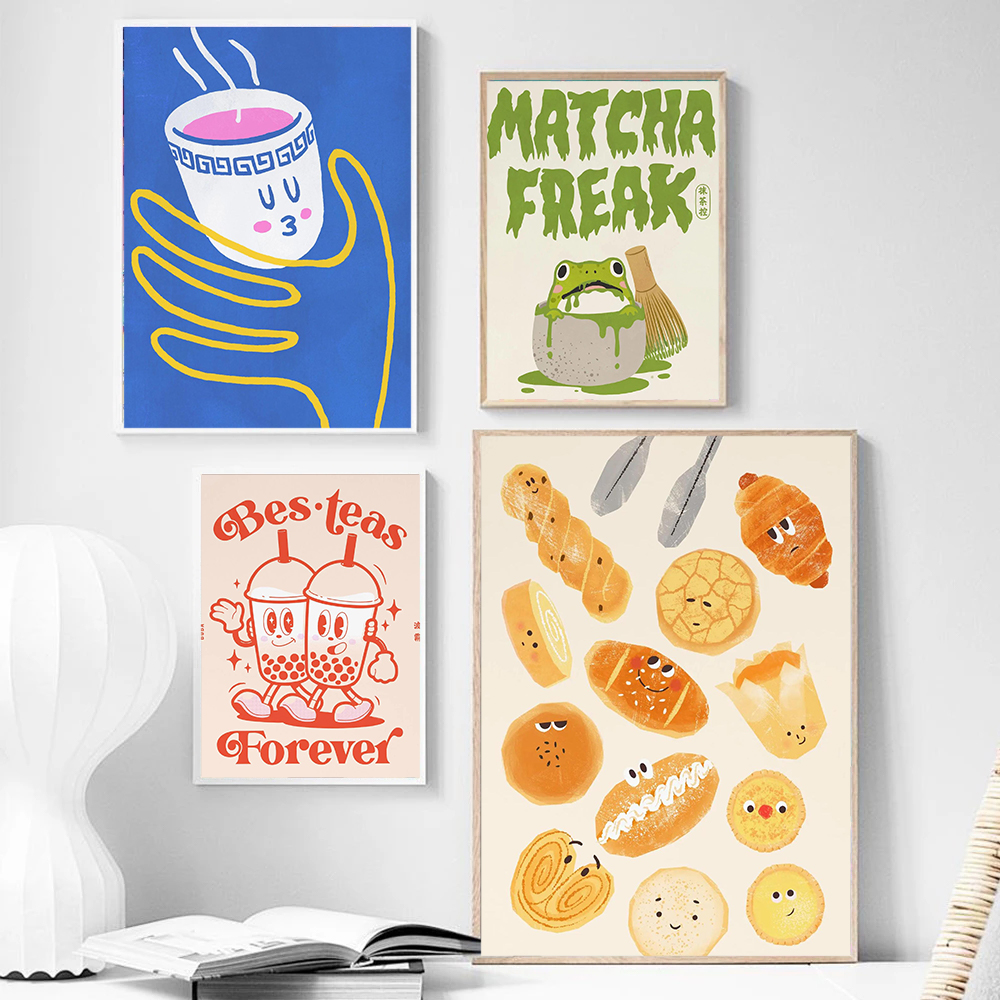 Frameless Modern and Cute Simp - đánh giá và giá Kitchen Baking Wall Art