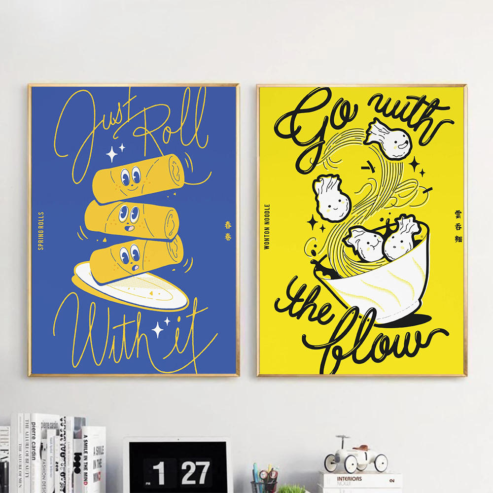 Frameless Modern and Cute Simp - đánh giá và giá Kitchen Baking Wall Art
