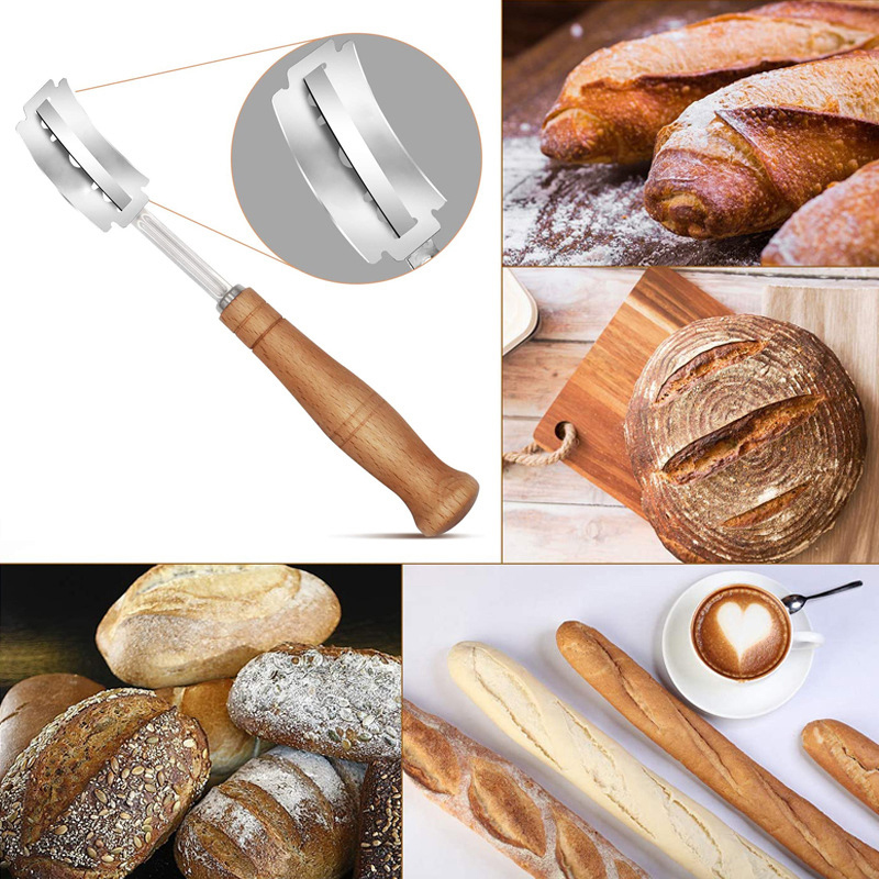 Bakers dough Bread Pastry Cutt - đánh giá và giá Dough Scraper Curved