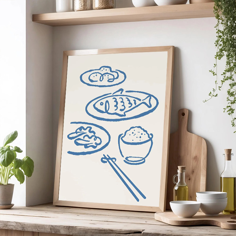 Modern and Cute Simple Baking  - đánh giá và giá Kitchen Baking Wall Art