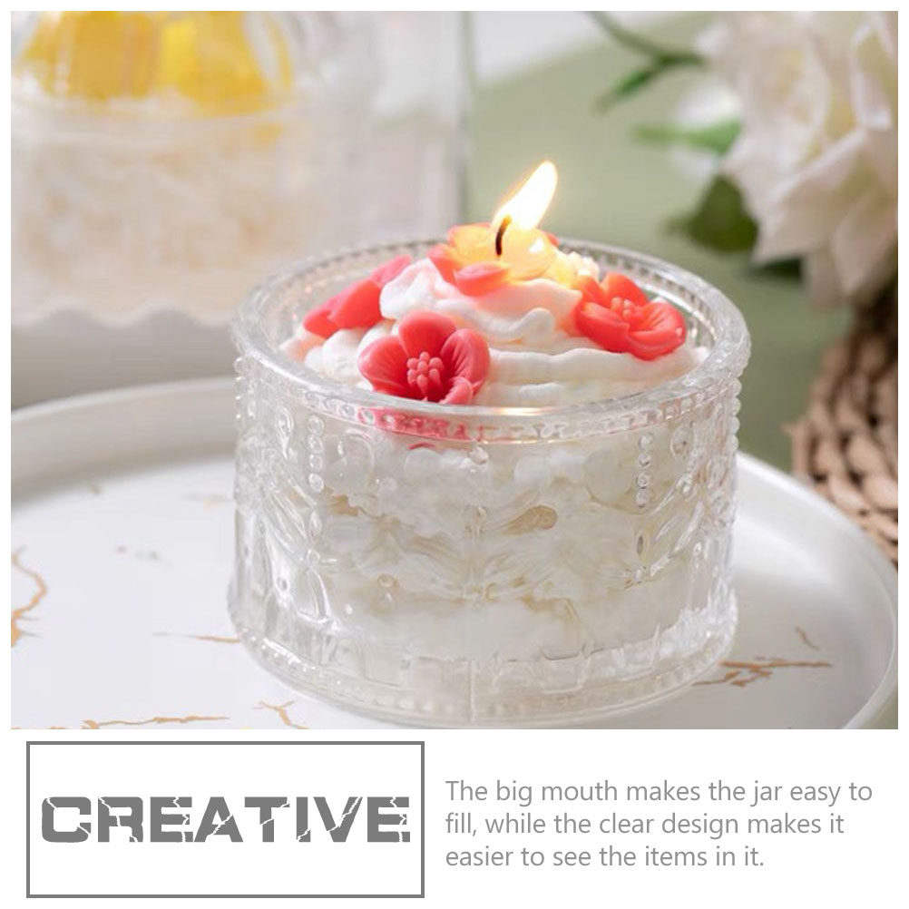 2Pcs Crystal Jar High-Grade Tr - đánh giá và giá Kitchen Set Bakery