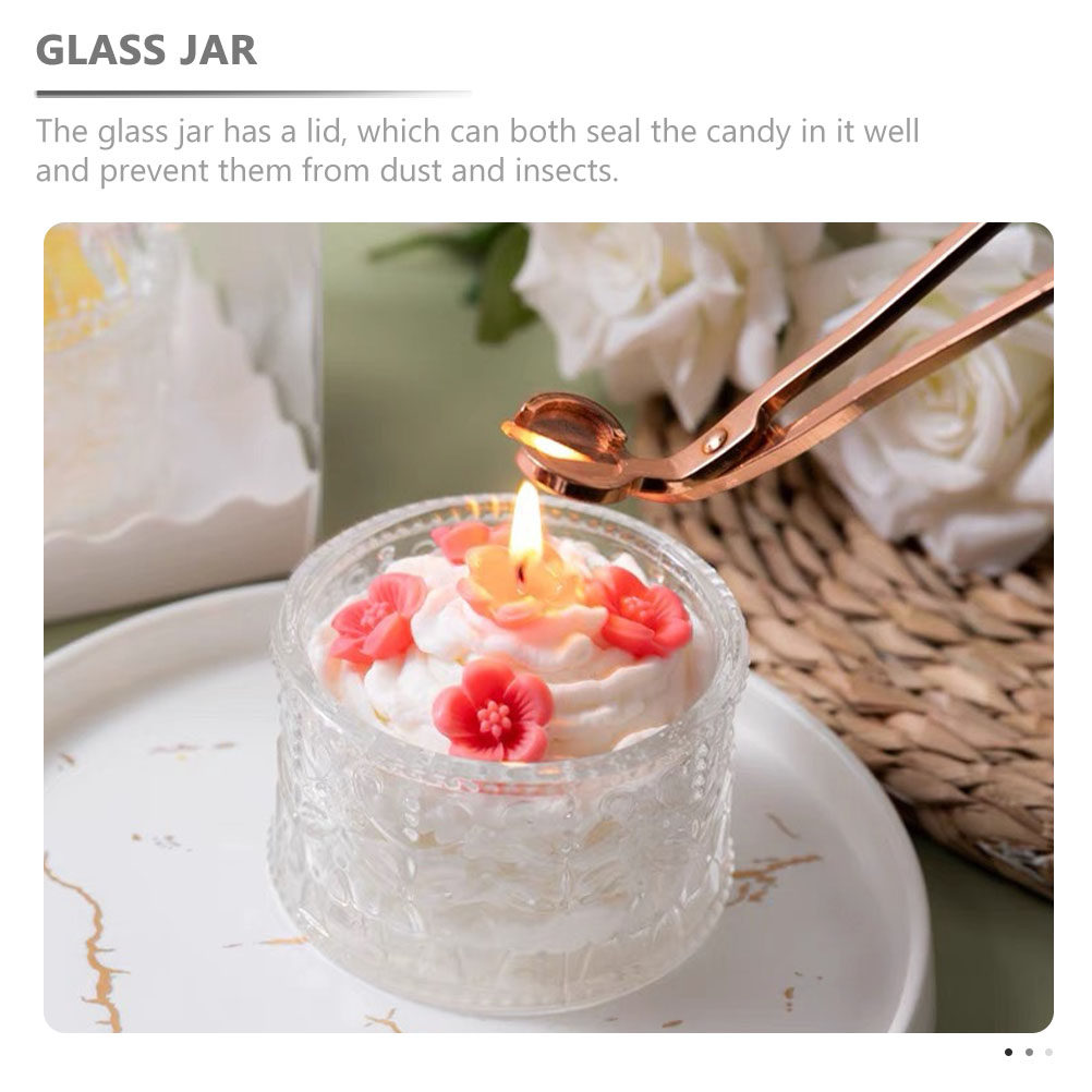 2Pcs Crystal Jar High-Grade Tr - đánh giá và giá Kitchen Set Bakery
