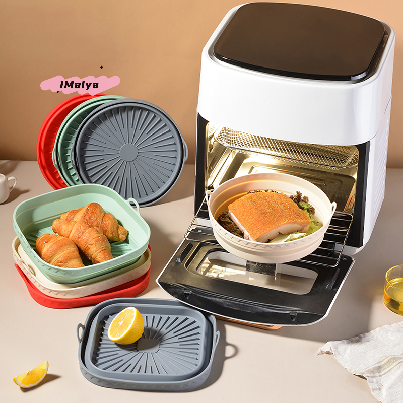 Square Foldable Air Fryer Sili - đánh giá và giá Kitchen Baking Trays