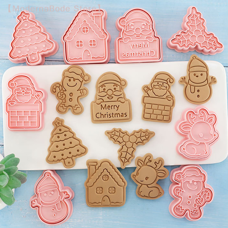 【M】3D Christmas Cookie Cutter  - đánh giá và giá Cookie Cutter Set