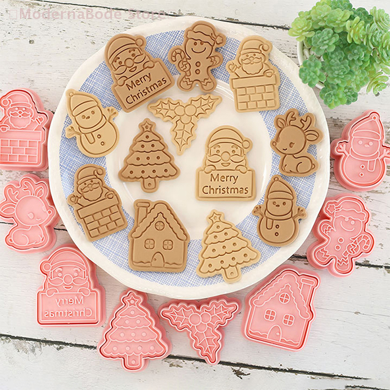 【M】3D Christmas Cookie Cutter  - đánh giá và giá Cookie Cutter Set