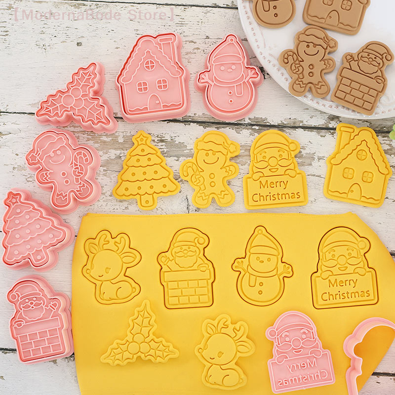【M】3D Christmas Cookie Cutter  - đánh giá và giá Cookie Cutter Set