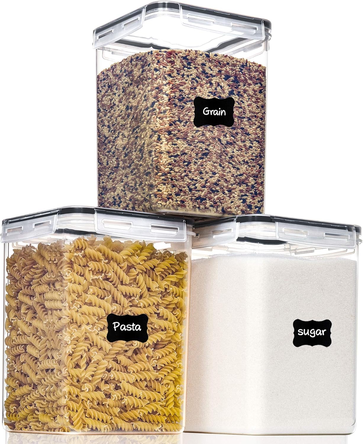 Large Food Storage Containers  - đánh giá và giá Kitchen Baking Organization