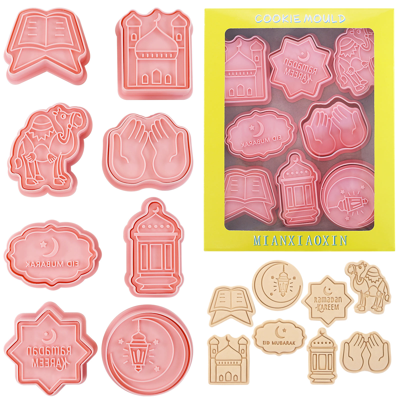 8 Pcs Eid Mubarak Cookie Cutte - đánh giá và giá Cookie Cutter Set