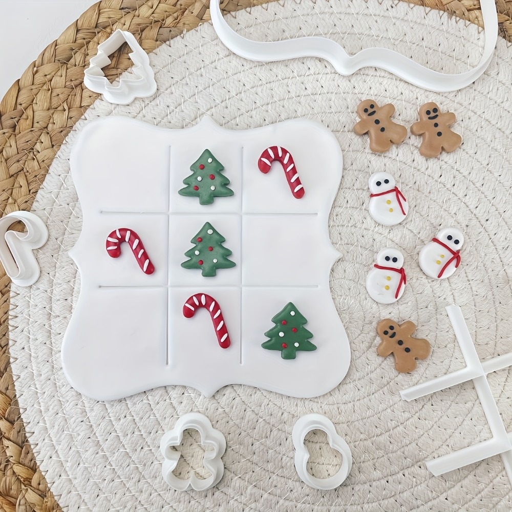 6Pcs Christmas Tic Tac Toe Coo - đánh giá và giá Cookie Cutter Set
