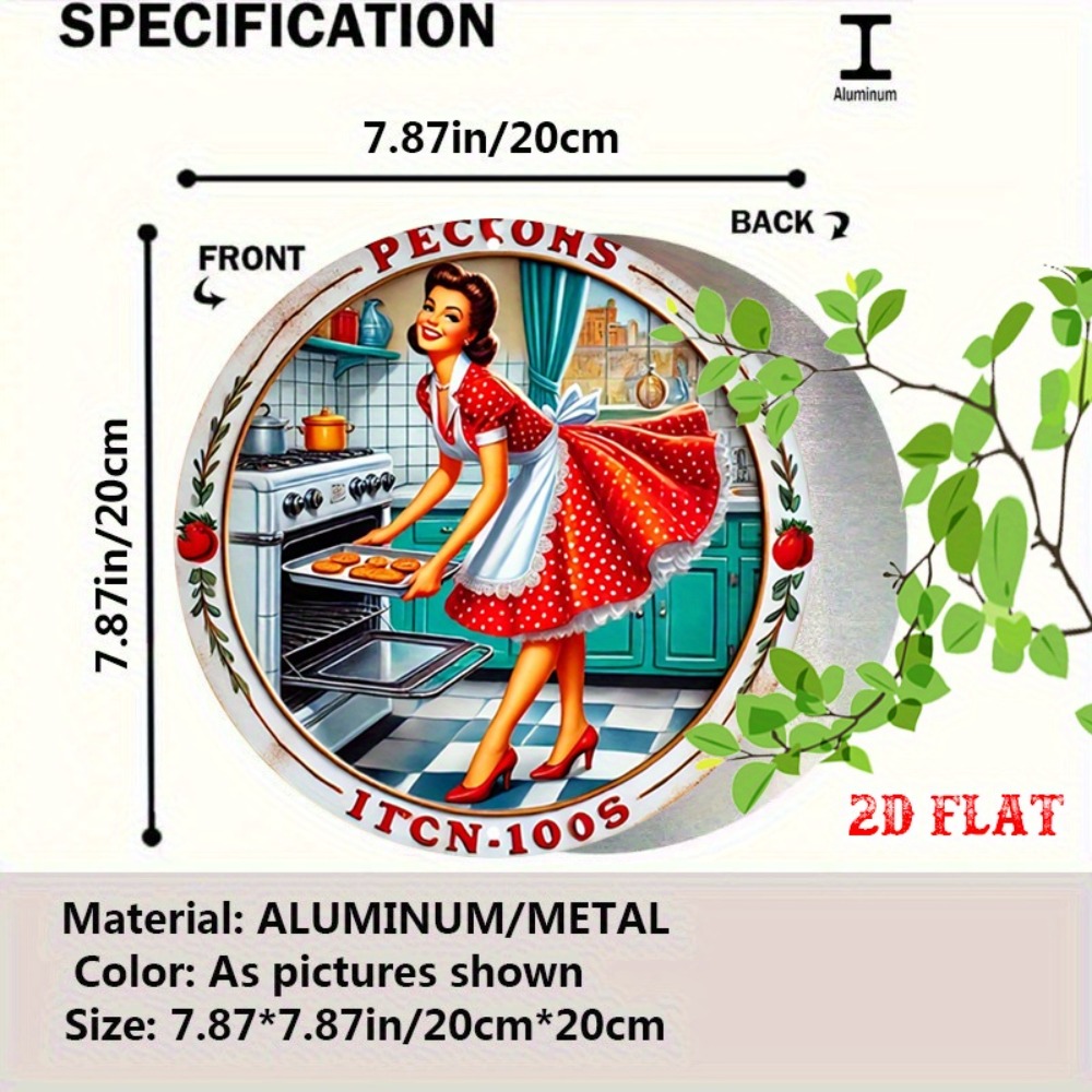 Vintage Metal Tin Sign - Retro - đánh giá và giá Kitchen Baking Wall Art