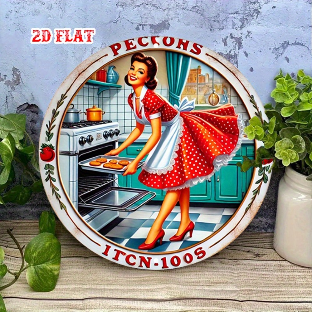 Vintage Metal Tin Sign - Retro - đánh giá và giá Kitchen Baking Wall Art