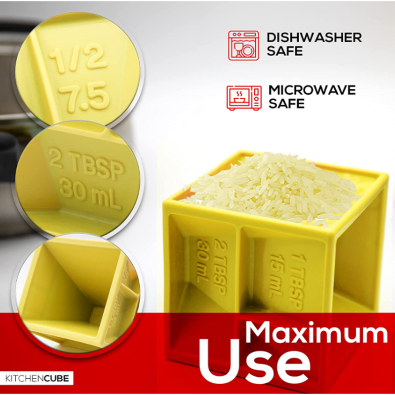 Kitchen Cube All-in-One Measur - đánh giá và giá Kitchen Baking Organization