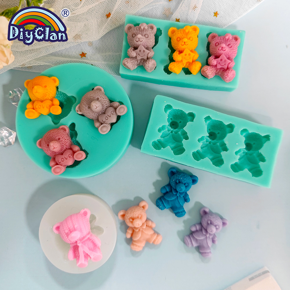 Cute Mini Bear Silicone Mold F - đánh giá và giá Kitchen Baking Gadgets