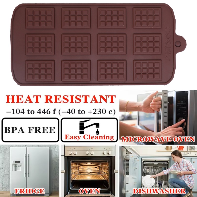 Silicone Chocolate Mold 12 Eve - đánh giá và giá Kitchen Baking Gadgets