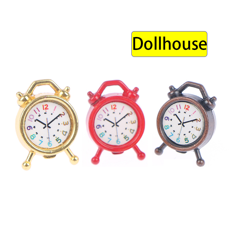 1PC 1:12 Scale Alarm Clock Dol - đánh giá và giá Kitchen Uncle