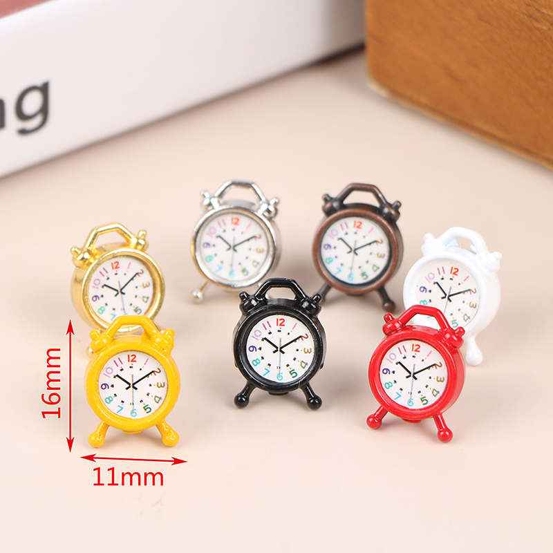 1PC 1:12 Scale Alarm Clock Dol - đánh giá và giá Kitchen Uncle