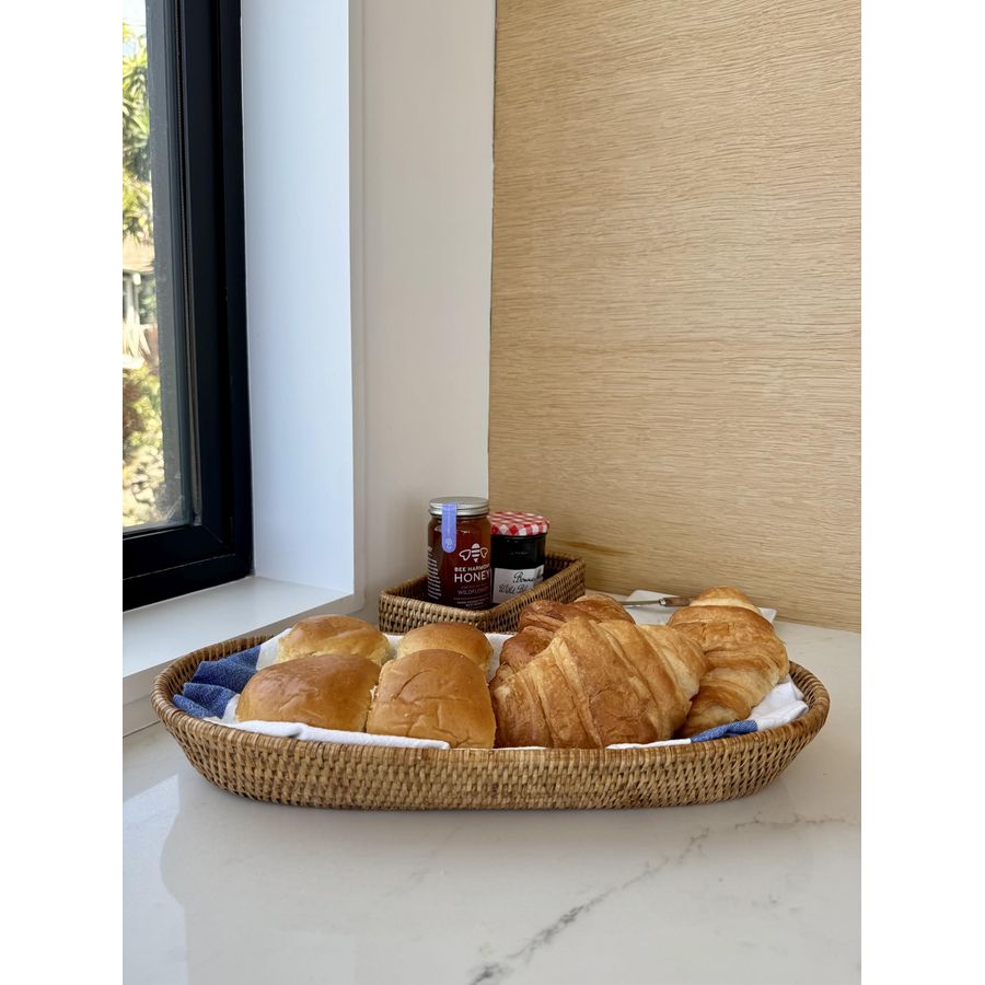 La Jolla Bread Basket Woven Ra - đánh giá và giá Kitchen Baking Trays