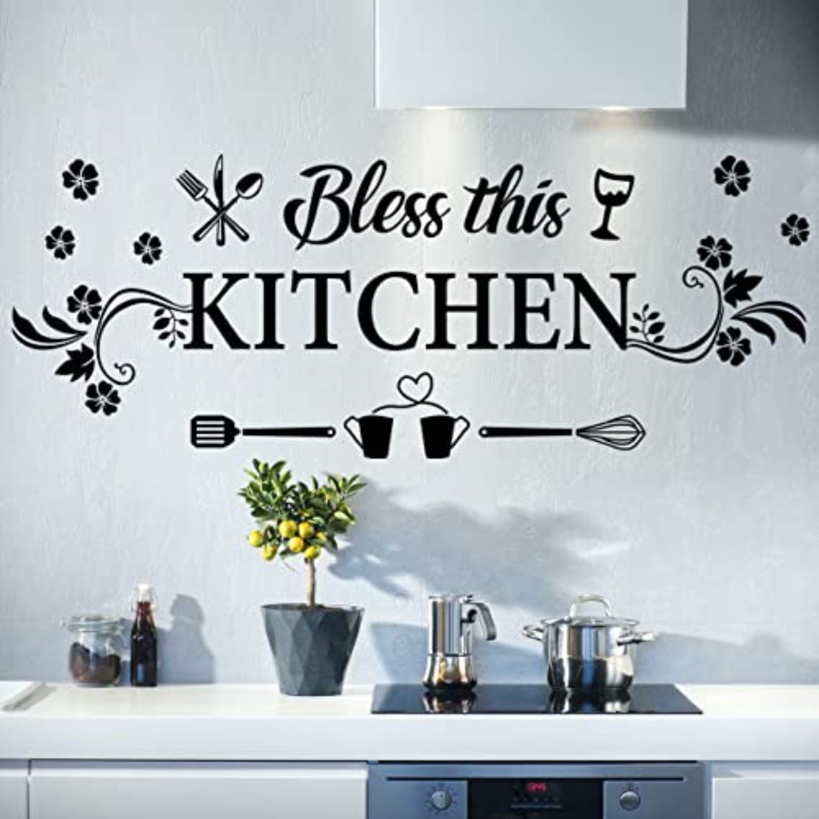 Kitchen Quotes Wall Decor Stic - đánh giá và giá Kitchen Baking Wall Art