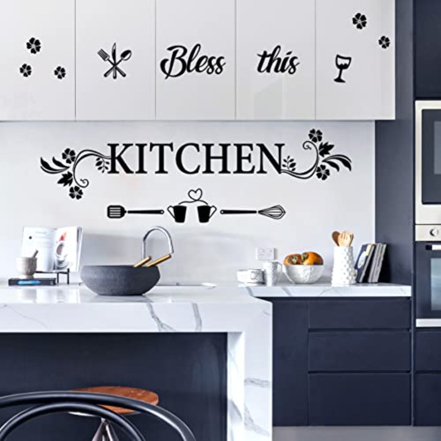 Kitchen Quotes Wall Decor Stic - đánh giá và giá Kitchen Baking Wall Art