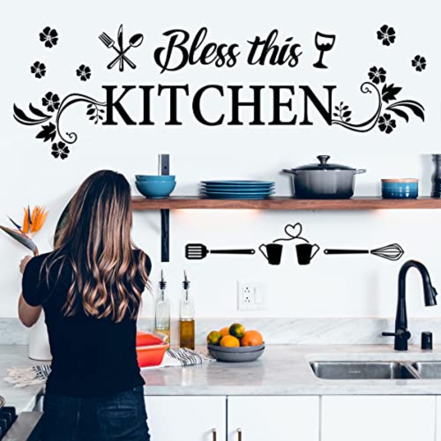 Kitchen Quotes Wall Decor Stic - đánh giá và giá Kitchen Baking Wall Art