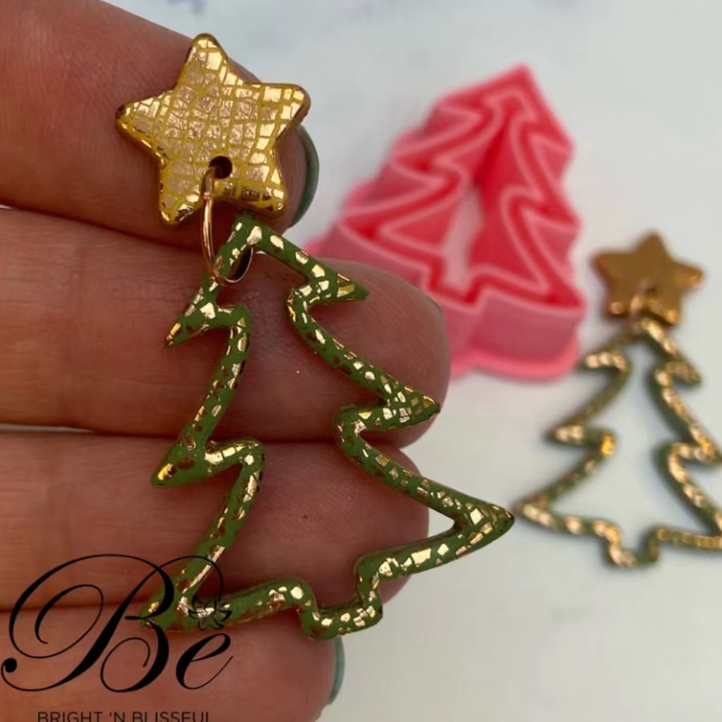 Clay Cutter Shape Christmas Tr - đánh giá và giá Cookie Cutter Set