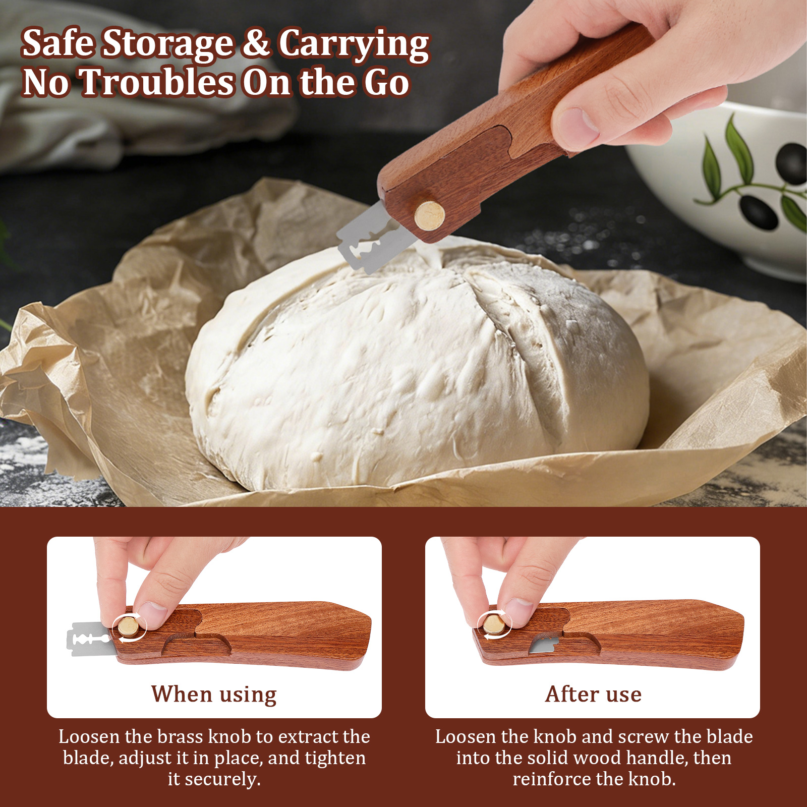 Bread Lame Sourdough Scorer To - đánh giá và giá Kitchen Baking Gadgets