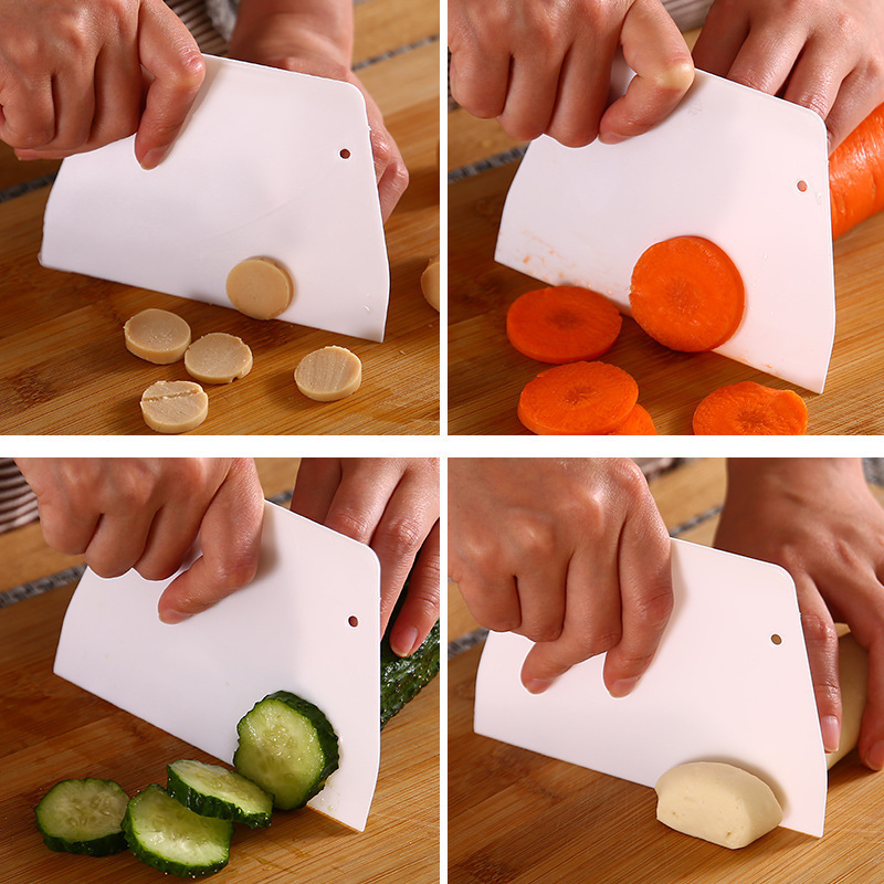 1Pc Pastry Kitchen Bakeware Ba - đánh giá và giá Dough Scraper Curved