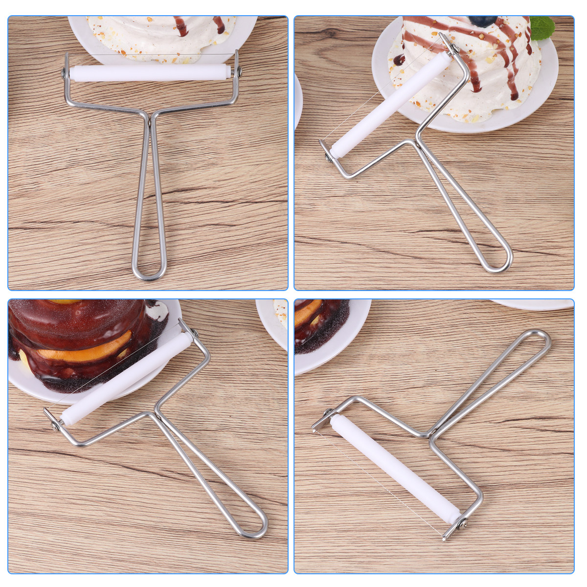 2Pcs Stainless Steel Cheese Sl - đánh giá và giá Kitchen Set Bakery
