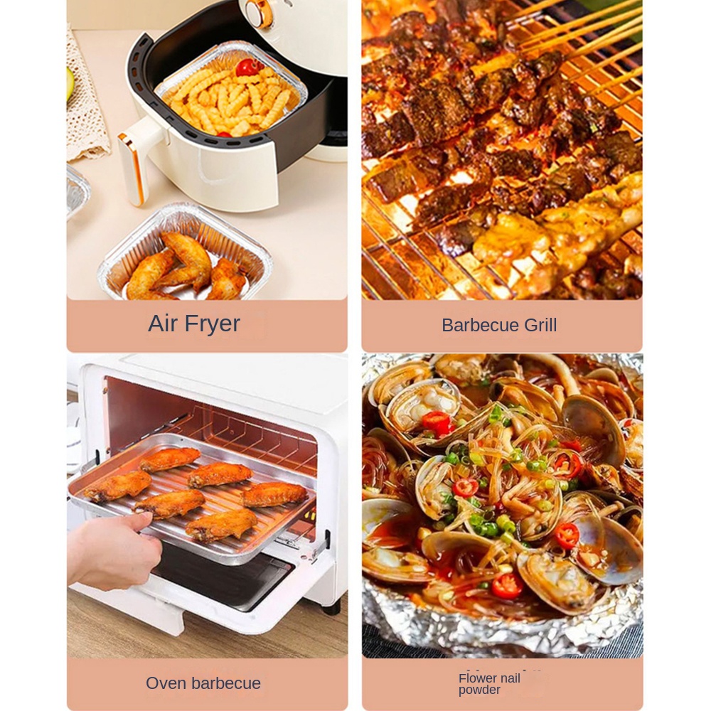 20CM Air Fryer Aluminum Foil P - đánh giá và giá Kitchen Baking Trays