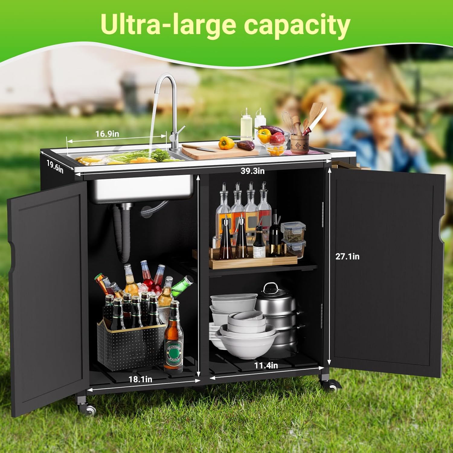 Outdoor Kitchen Island with 30 - đánh giá và giá Kitchen Uncle